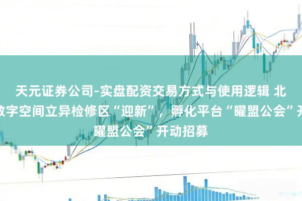 天元证券公司-实盘配资交易方式与使用逻辑 北京将来数字空间立异检修区“迎新”，孵化平台“曜盟公会”开动招募